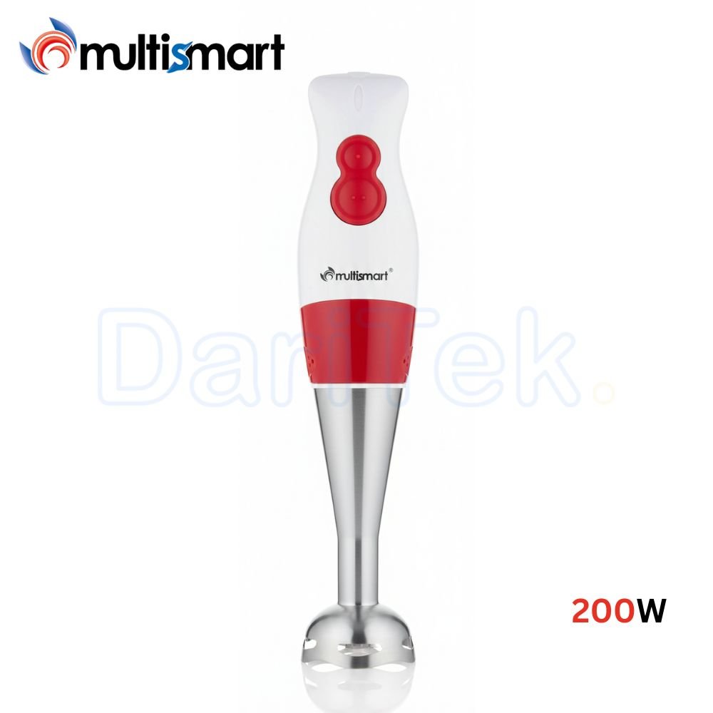 Bras Mixeur En Inox 200 W 2 Vitesses - Multismart HB3001 – Image 2