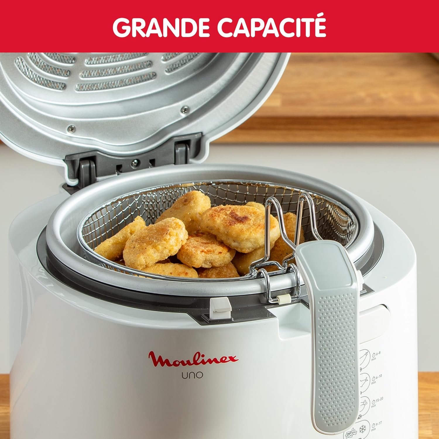 Friteuse Électrique a huile 1.8L 1470W 1KG Moulinex UNO AF203110 – Image 2