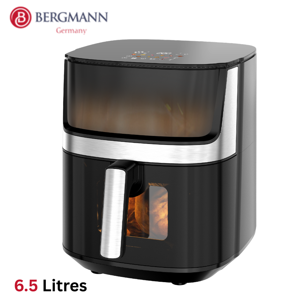Friteuse Air Fryer Sans Huile 6.5L 1700W Avec Fenêtre -Bergmann BAF 8600