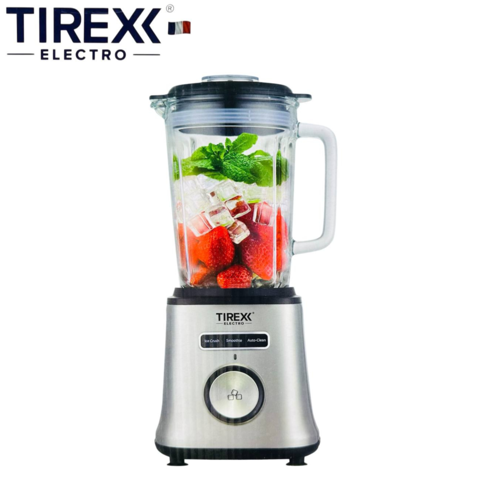 Blender Mixeur Electrique En Verre 1800 W 1.8 L - Ice Crush Et Auto Clean - Tirexx BLX1800