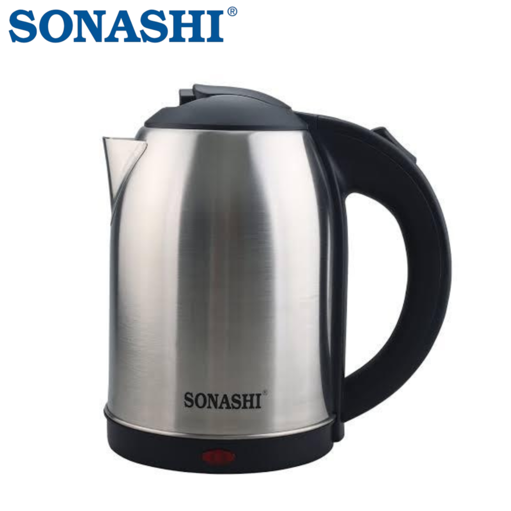Bouilloire Electrique Sans Fil En Acier Inoxydable 1.8L 1500W - Sonashi SKT-1813