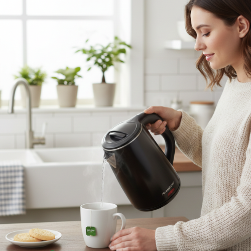 Bouilloire Electrique Sans Fil 1.8 L 1800 W - Planetsat PKT-186 – Image 3