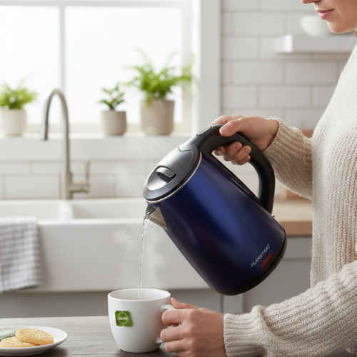 Bouilloire Electrique Sans Fil 1.8 L 1800 W - Planetsat PKT-186 – Image 4