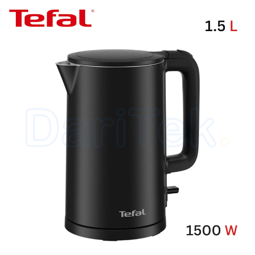 Bouilloire Electrique Sans Fil 1500W 1.5L Intérieur Inox - Tefal Thermo Protect KO140 – Image 2