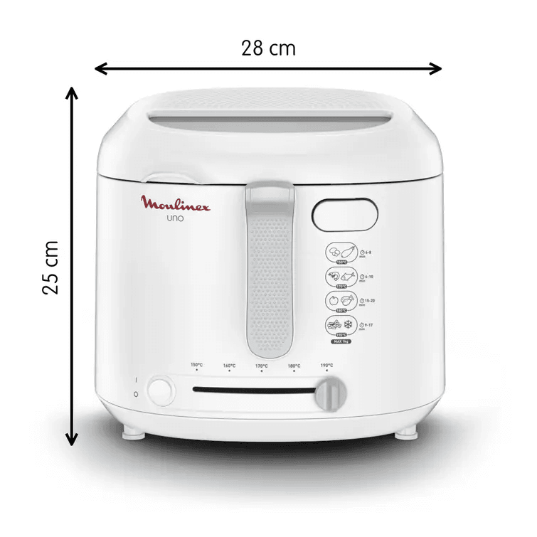 Friteuse Électrique a huile 1.8L 1470W 1KG Moulinex UNO AF203110 – Image 7