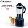 Multismart Blender Mixeur Electrique Chauffant 600-850 W 1.75L Incassable - Plusieurs Préréglages - MS-BD3101