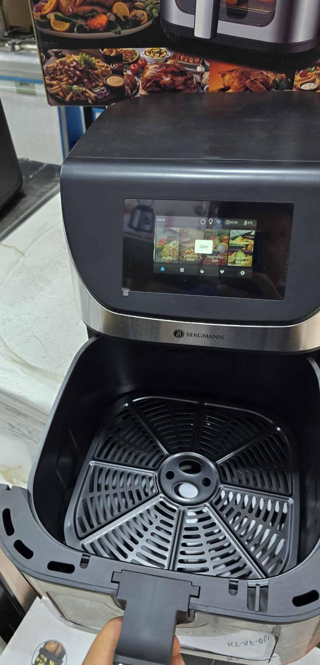 Friteuse Air Fryer Sans Huile 8L 2200W Double Resistance Façade En Inox - BAF 9002 – Image 6