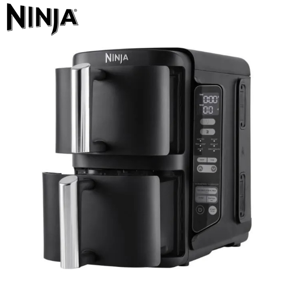 Friteuse Air Fryer sans huile 7.6L 2470W Double Tiroirs 6 Programmes - Ninja Double Stack SL300EU