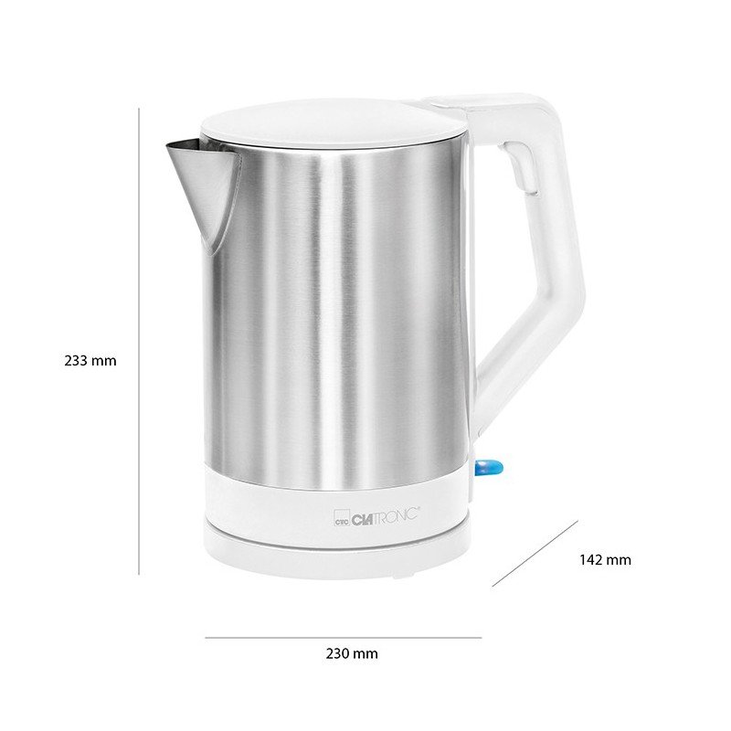 Bouilloire Électrique Sans Fil En Inox 2200W 1.5L - Clatronic WKS 3692 – Image 9