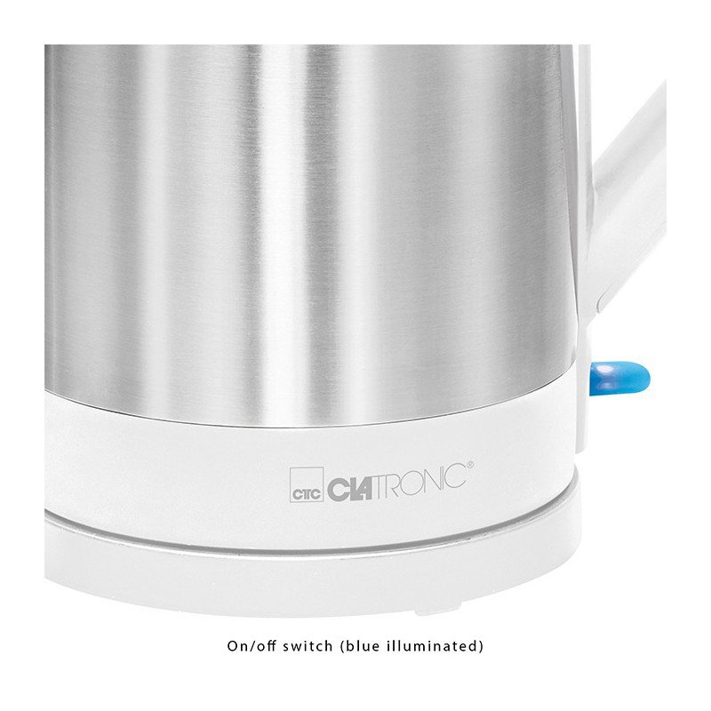 Bouilloire Électrique Sans Fil En Inox 2200W 1.5L - Clatronic WKS 3692 – Image 5