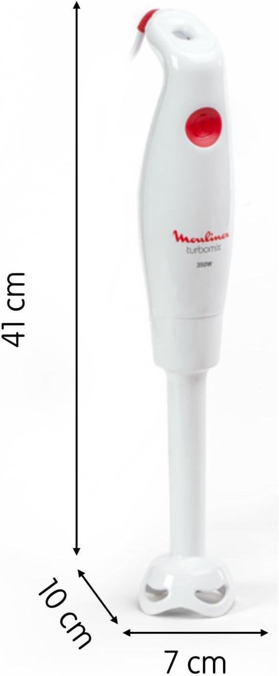 خلاط يدوي 350 واط بسرعة واحدة مع كوب 800 مل – Moulinex Turbomix DD12A110 - الصورة 7