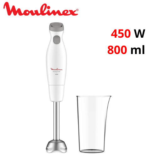 Bras Mixeur 450W Avec 2 Vitesses Et Lames Inox Easychef Moulinex DD451110