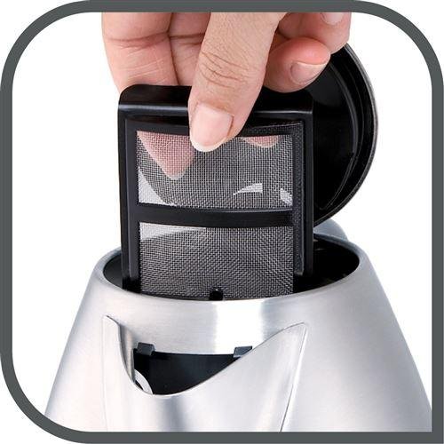 Bouilloire Electrique Sans Fil En Inox 1.7L 2400W Avec Filtre Amovible - Tefal Express KI110F10 – Image 3