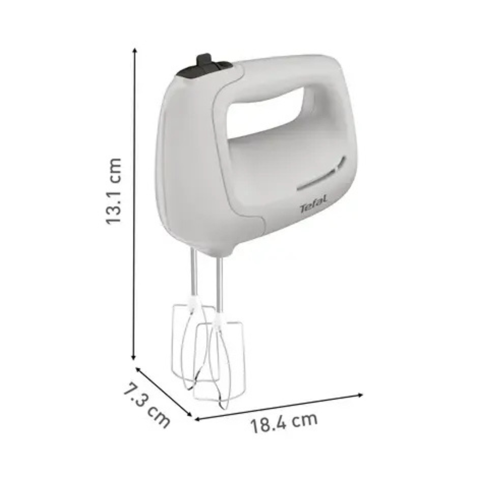 خلاط يدوي كهربائي 450 واط بخمس سرعات مع وظيفة توربو – Tefal HT450N10 - الصورة 8