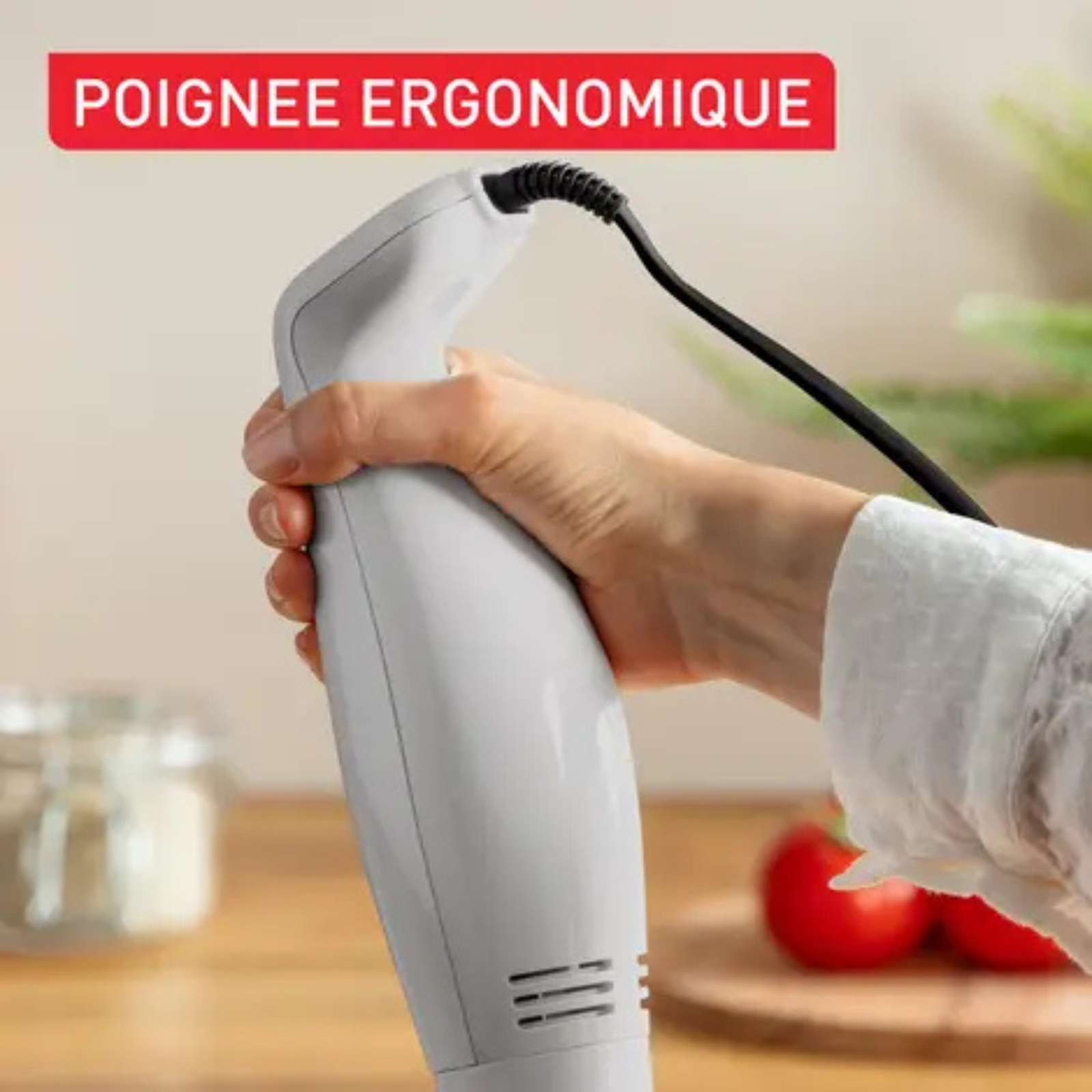 Bras Mixeur Plongeant 350W À Lames Inox Zelkrom Tefal HB12AN10 – Image 4