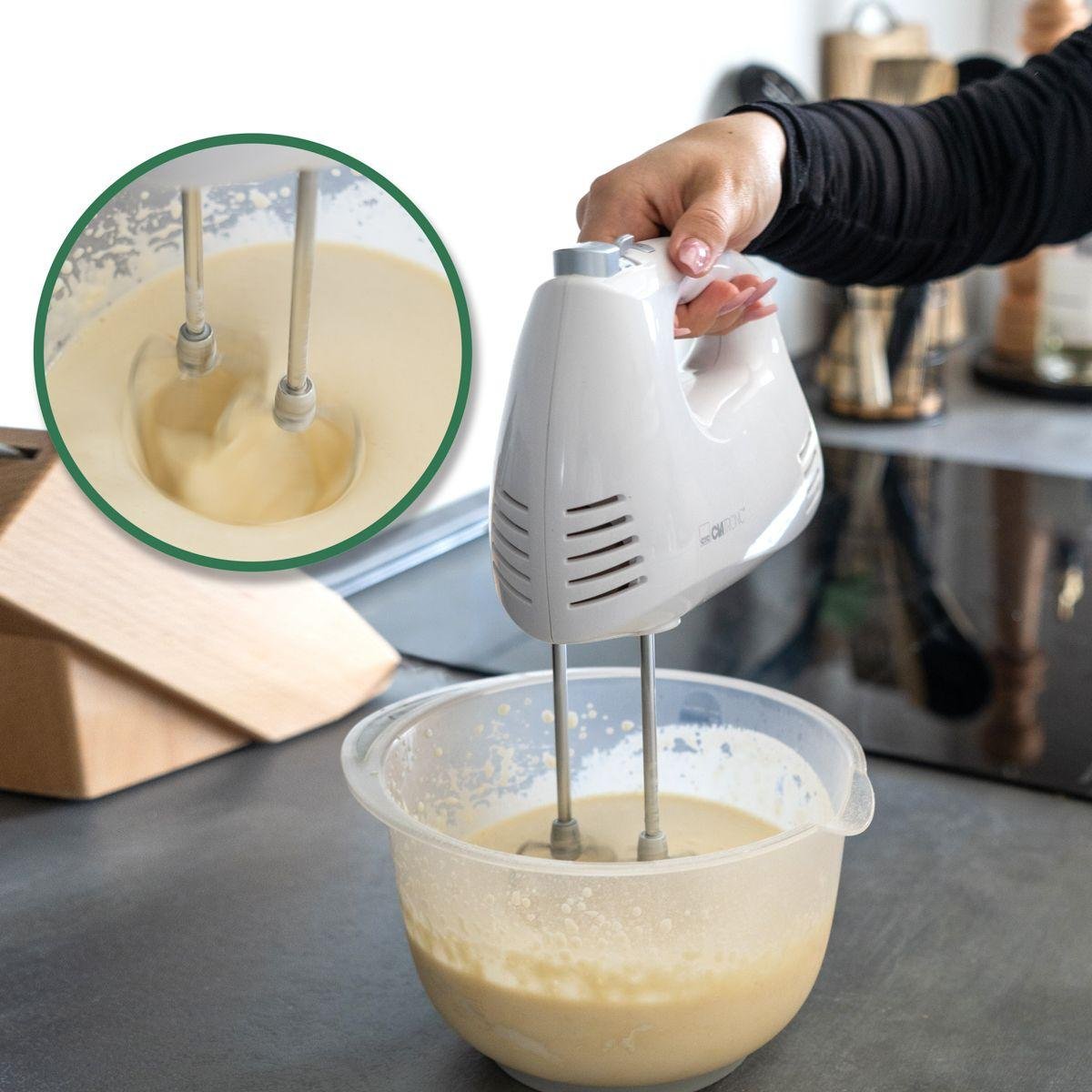 خلاط يدوي كهربائي 2 في 1 - 300 واط مع 5 سرعات Clatronic HM 3524 - الصورة 8
