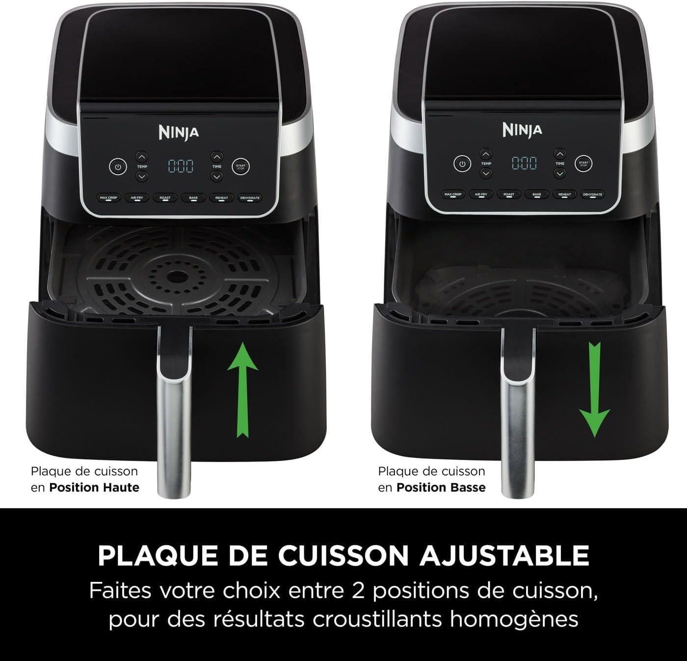 Friteuse Air Fryer sans huile 6.2L 2000W À Air 6 Programmes Ninja Max Pro AF180EU – Image 3