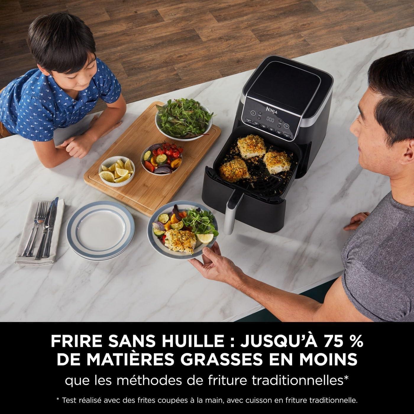 Friteuse Air Fryer sans huile 6.2L 2000W À Air 6 Programmes Ninja Max Pro AF180EU – Image 7