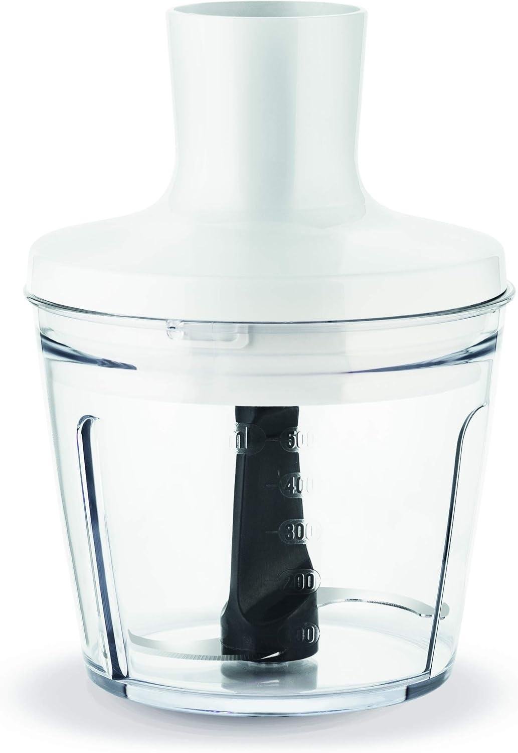 خلاط يدوي 2 في 1 بقوة 600 واط مع مفرمة وكأس قياس Moulinex Dailychef DD552110. - الصورة 6