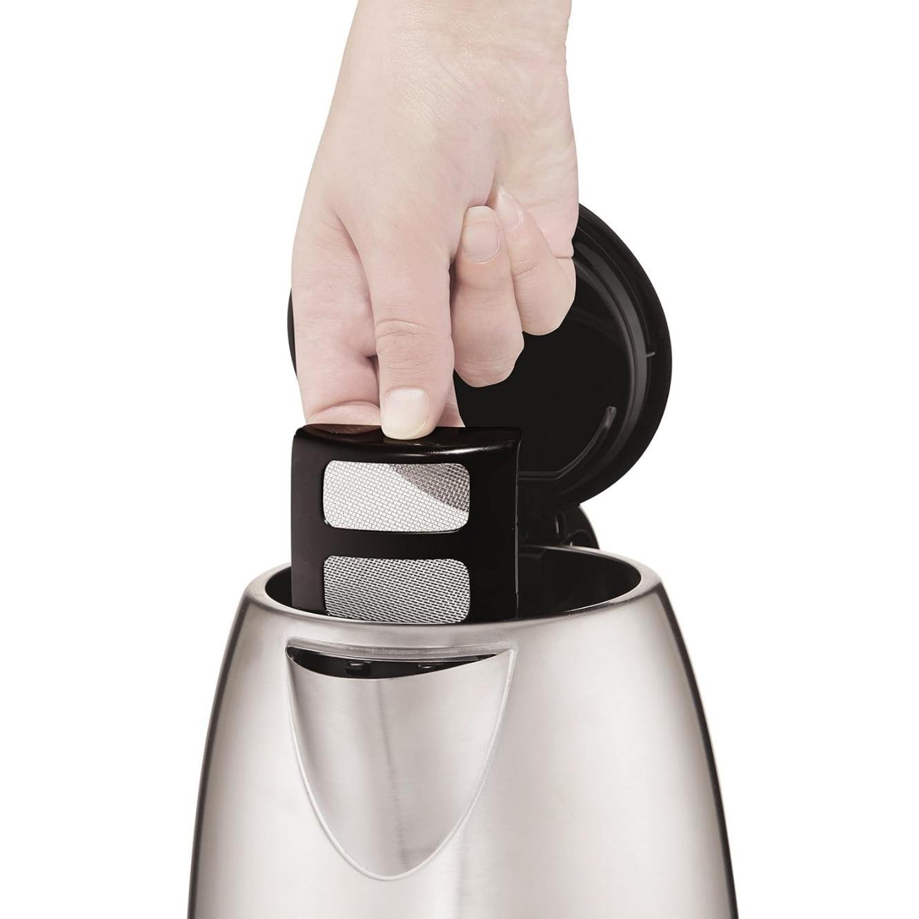 Bouilloire Électrique Sans Fil En Inox 1.7L 2400W Avec Filtre Amovible - Moulinex Subito Select BY540D10 – Image 2