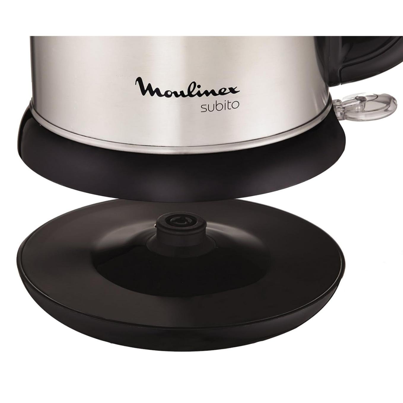 Bouilloire Électrique Sans Fil En Inox 1.7L 2400W Avec Filtre Amovible - Moulinex Subito Select BY540D10 – Image 4