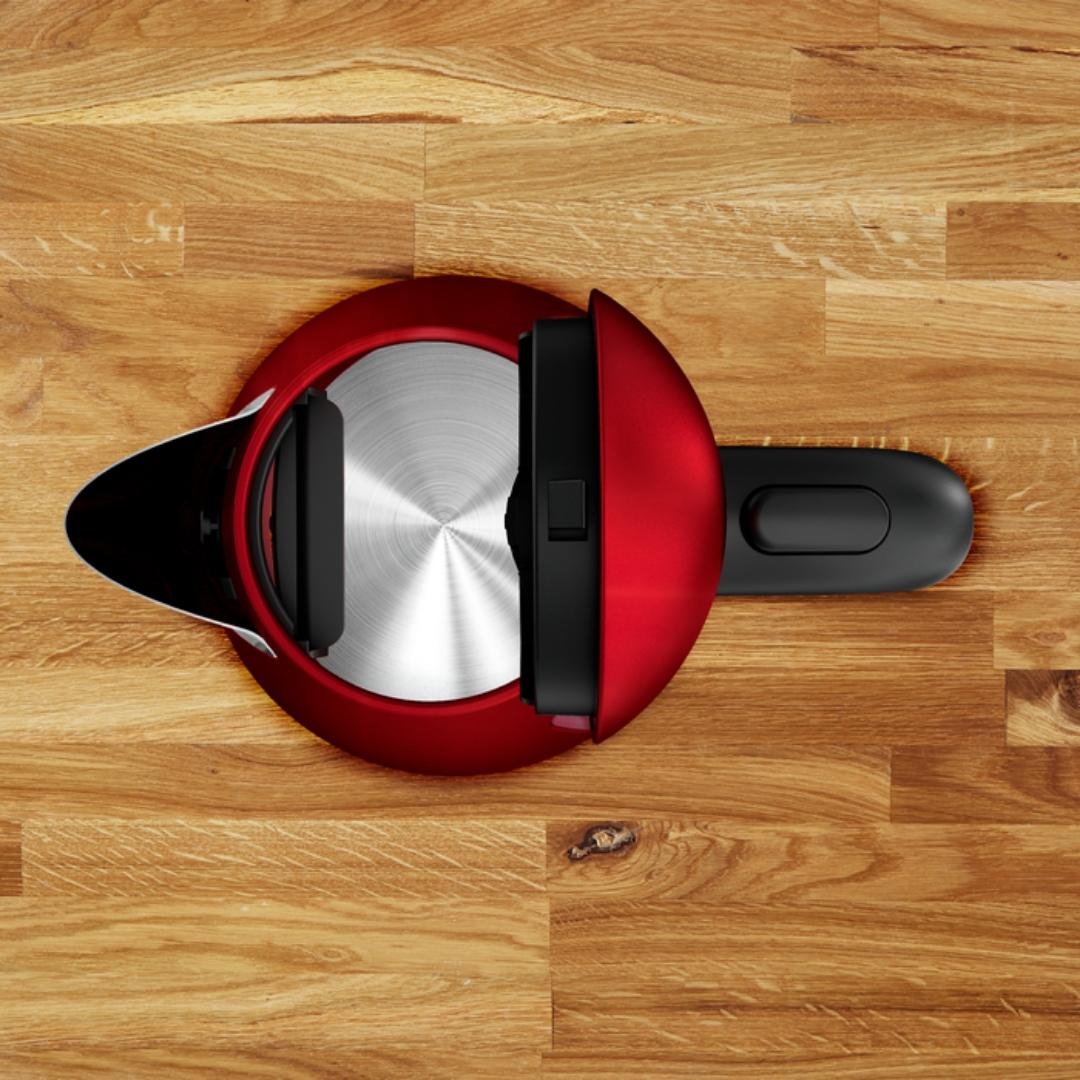 غلاية كهربائية بدون سلك من الفولاذ المقاوم للصدأ 1.7 لتر 2400 واط مع فلتر مضاد للترسبات قابل للإزالة – Tefal KI110511 - الصورة 3