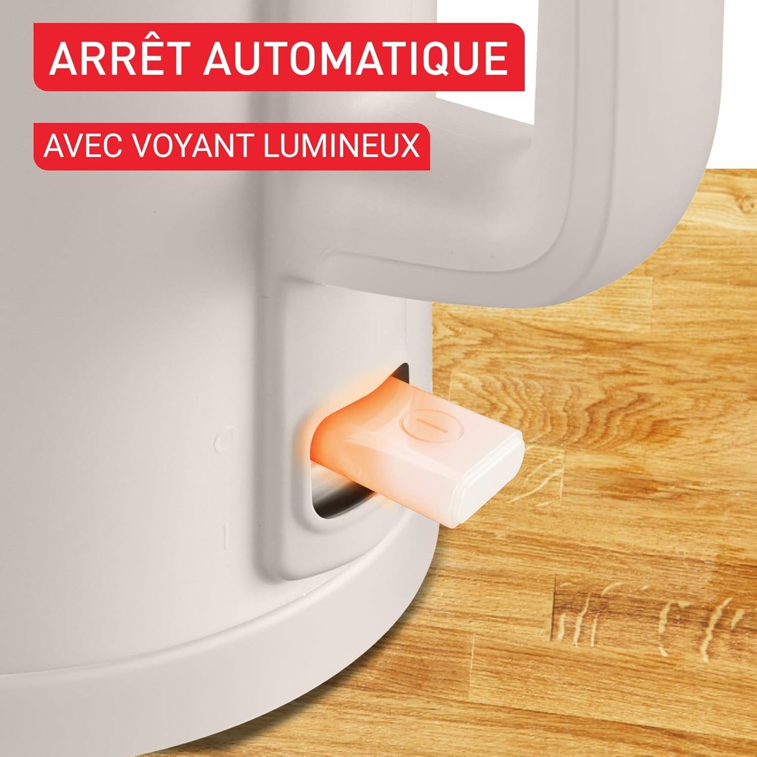 Bouilloire Electrique Sans Fil 1500W 1.5L Intérieur Inox - Tefal Thermo Protect KO140 – Image 7