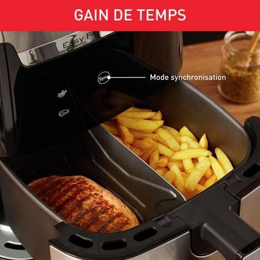 مقلاة هوائية 2 في 1 بدون زيت سعة 6.5 لتر 1830 واط 8 برامج – من الفولاذ المقاوم للصدأ – Moulinex Easy Fry & Grill XXL EZ801D10 - الصورة 6