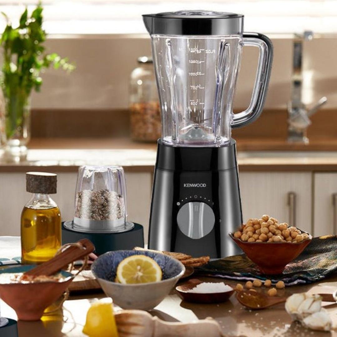 خلاط كهربائي 500 واط بسعة 2 لتر مع مفرمة ومطحنة – سرعتان + توربو مع وظيفة سحق الثلج – Kenwood BLP15 - الصورة 7