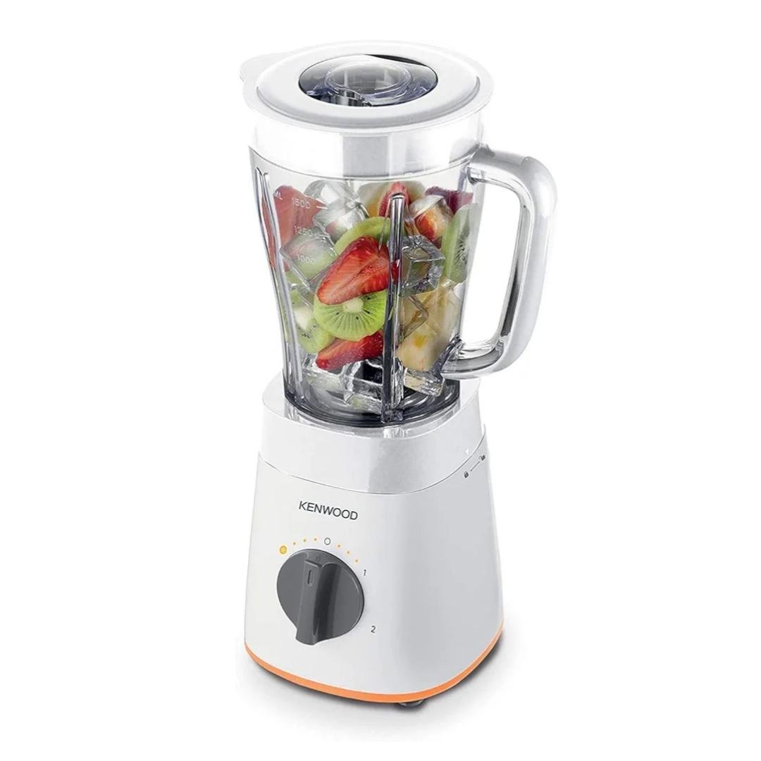 خلاط كهربائي 500 واط بسعة 2 لتر مع مفرمة ومطحنة – سرعتان + توربو مع وظيفة سحق الثلج – Kenwood BLP15 - الصورة 2