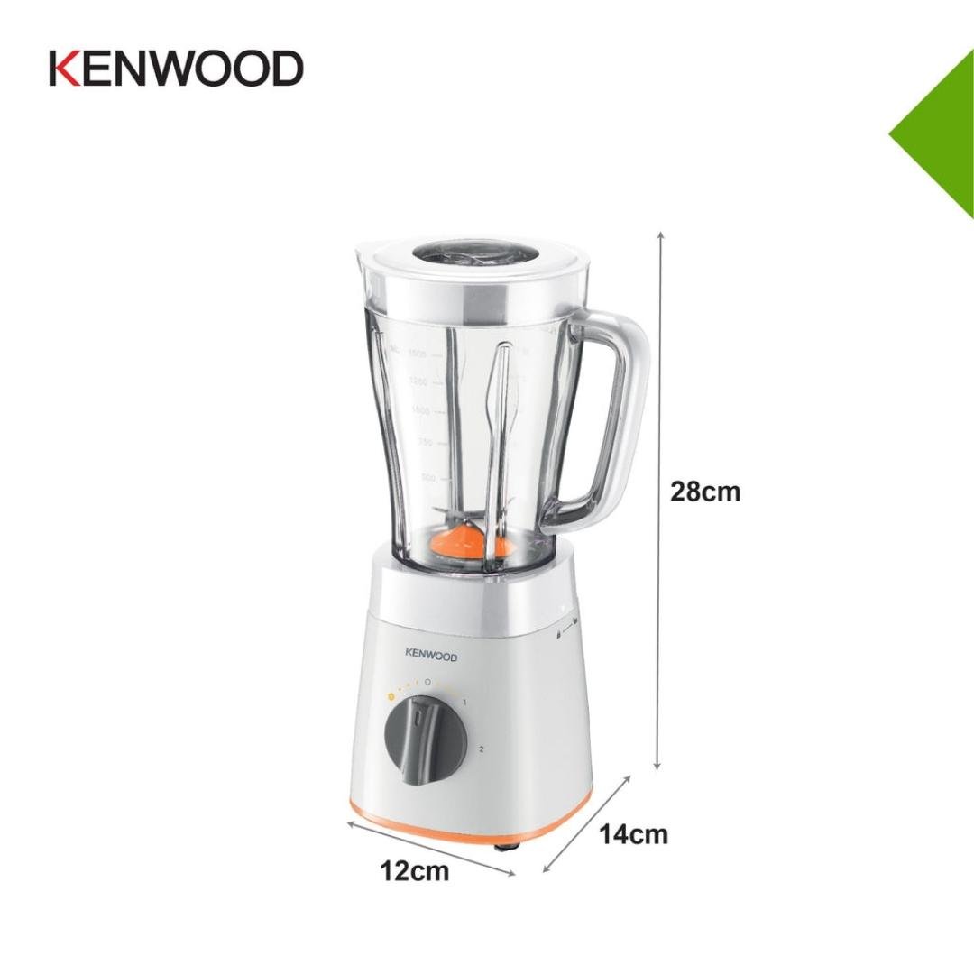 خلاط كهربائي 500 واط بسعة 2 لتر مع مفرمة ومطحنة – سرعتان + توربو مع وظيفة سحق الثلج – Kenwood BLP15 - الصورة 7