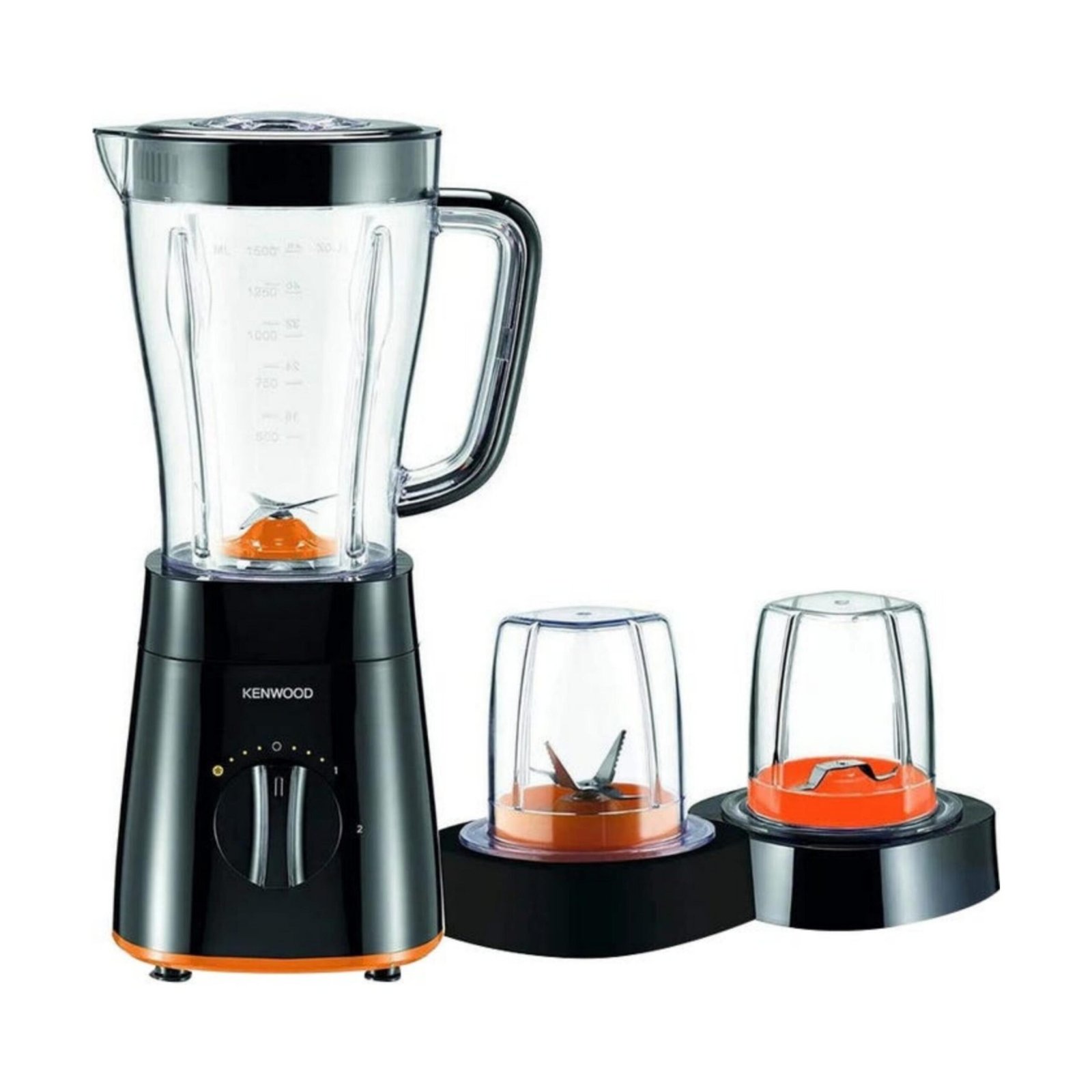 خلاط كهربائي 500 واط بسعة 2 لتر مع مفرمة ومطحنة – سرعتان + توربو مع وظيفة سحق الثلج – Kenwood BLP15 - الصورة 6