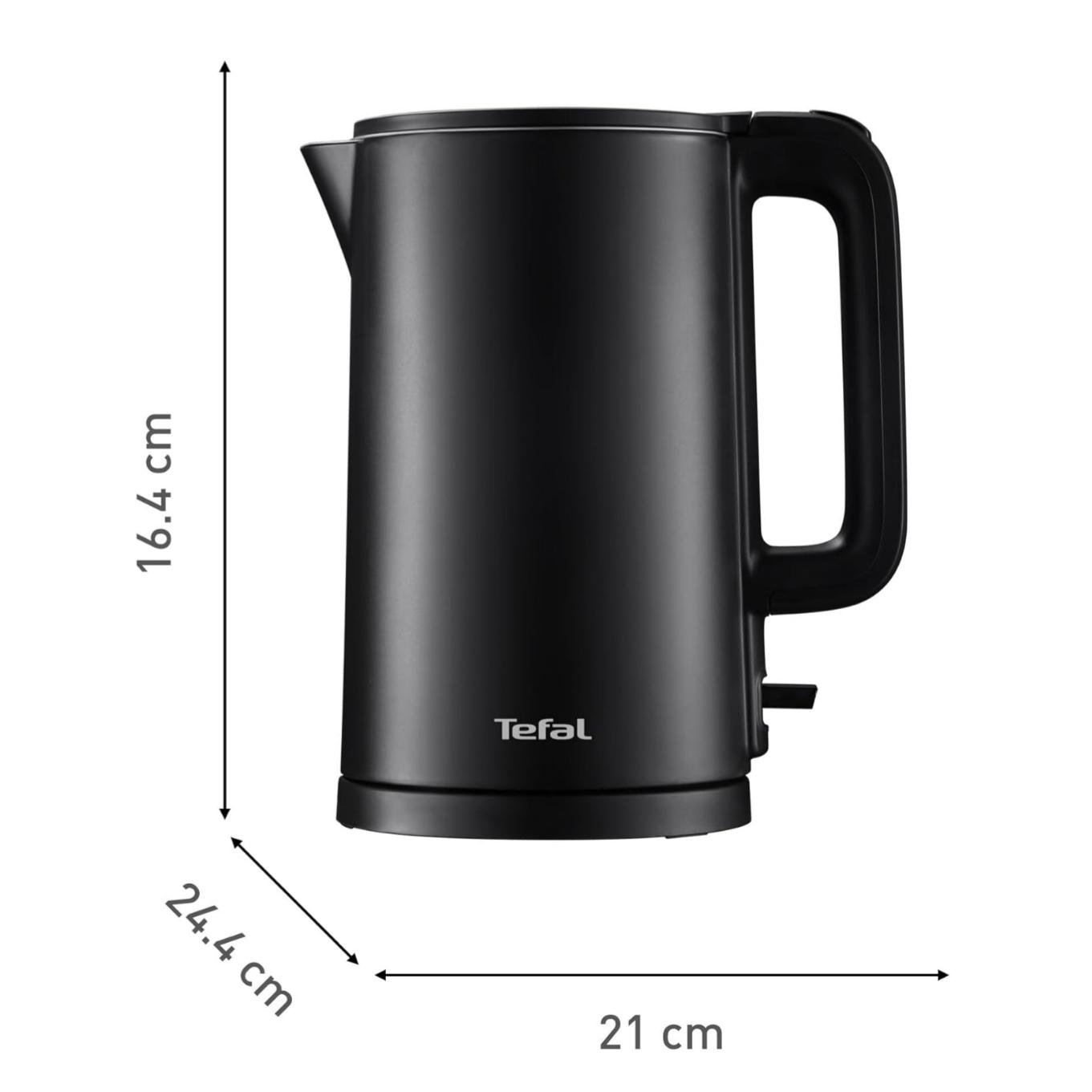 Bouilloire Electrique Sans Fil 1500W 1.5L Intérieur Inox - Tefal Thermo Protect KO140 – Image 8