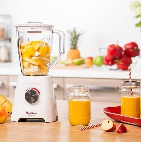 Blender Mixeur Electrique 600W 2 Litres 2 Vitesses et turbo - 4 Lames Avec Système Smart Lock - Moulinex Blendforce LM420110 – Image 6