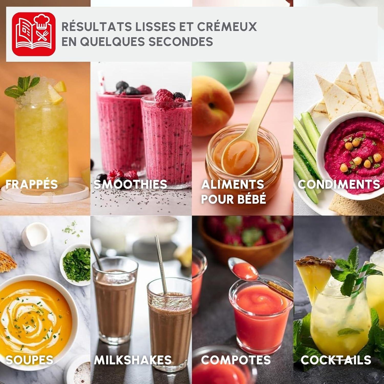 خلاط كهربائي بوعاء زجاجي بسعة 1.75 لتر وقوة 800 واط مع سرعتين ووظيفة النبض (Pulse) – Moulinex BlendForce Glass LM435810 - الصورة 6