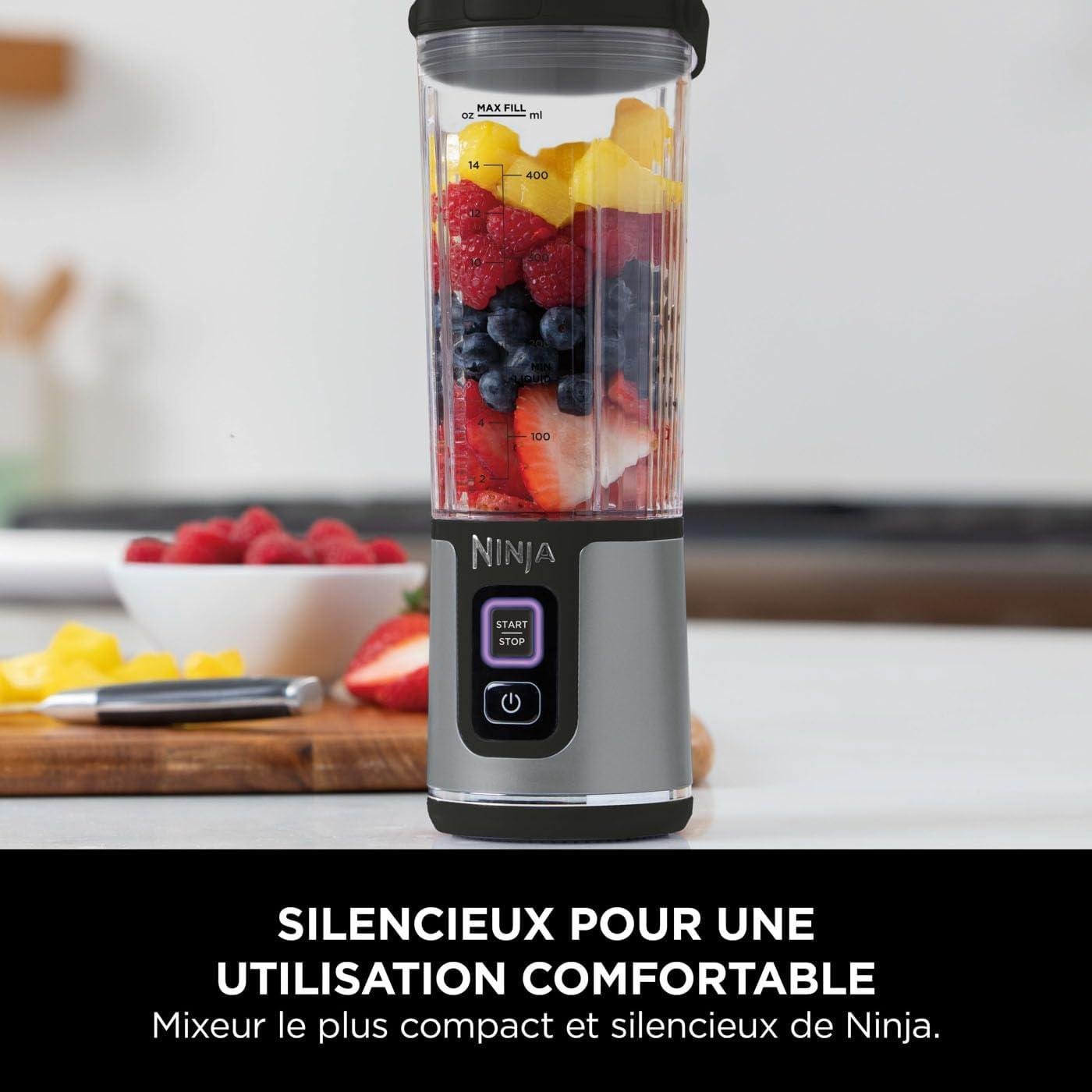 Blender Mixeur Portable À Main 530mL Sans Fil - Rechargeable USB - Ninja Blast BC151EUBK – Image 5