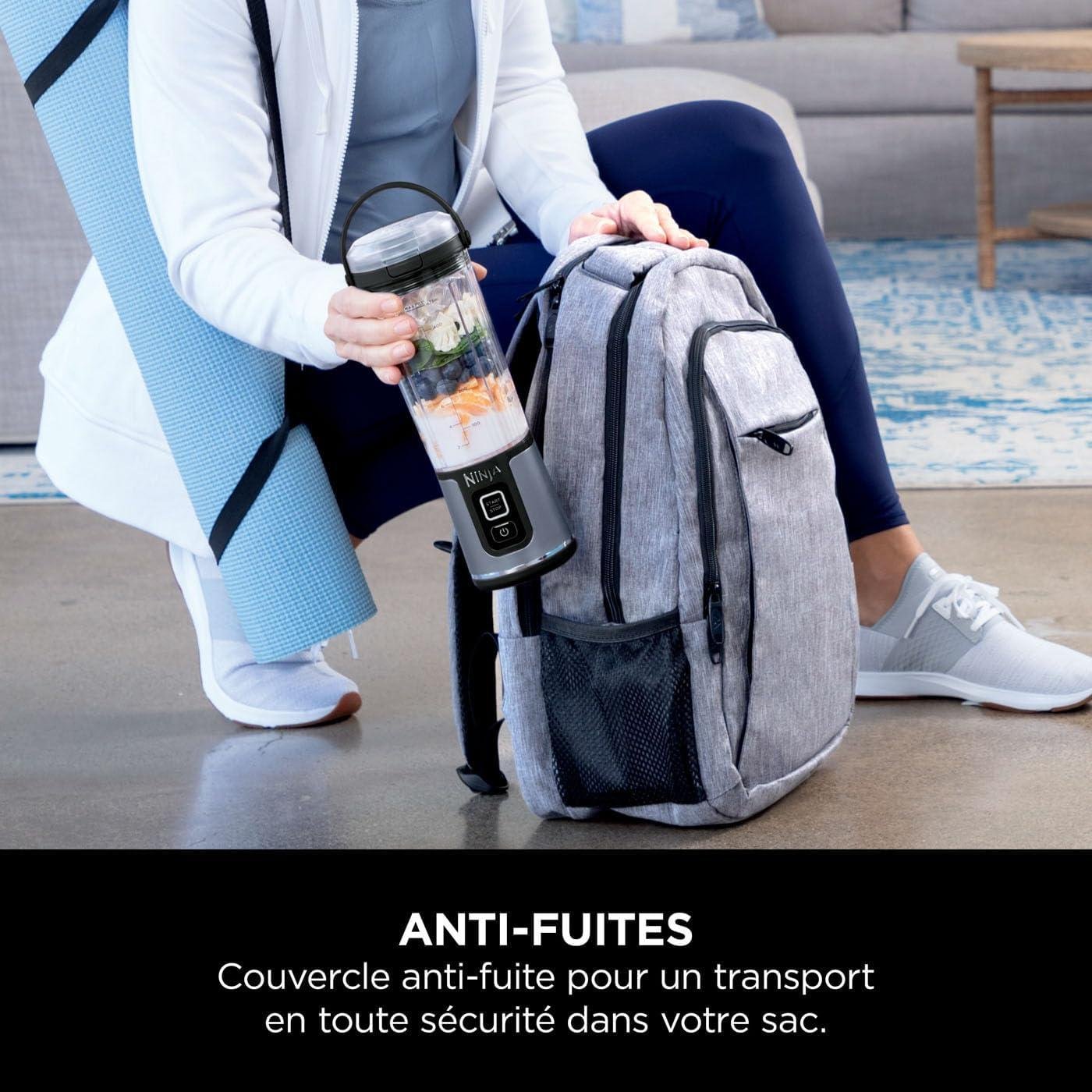 Blender Mixeur Portable À Main 530mL Sans Fil - Rechargeable USB - Ninja Blast BC151EUBK – Image 6