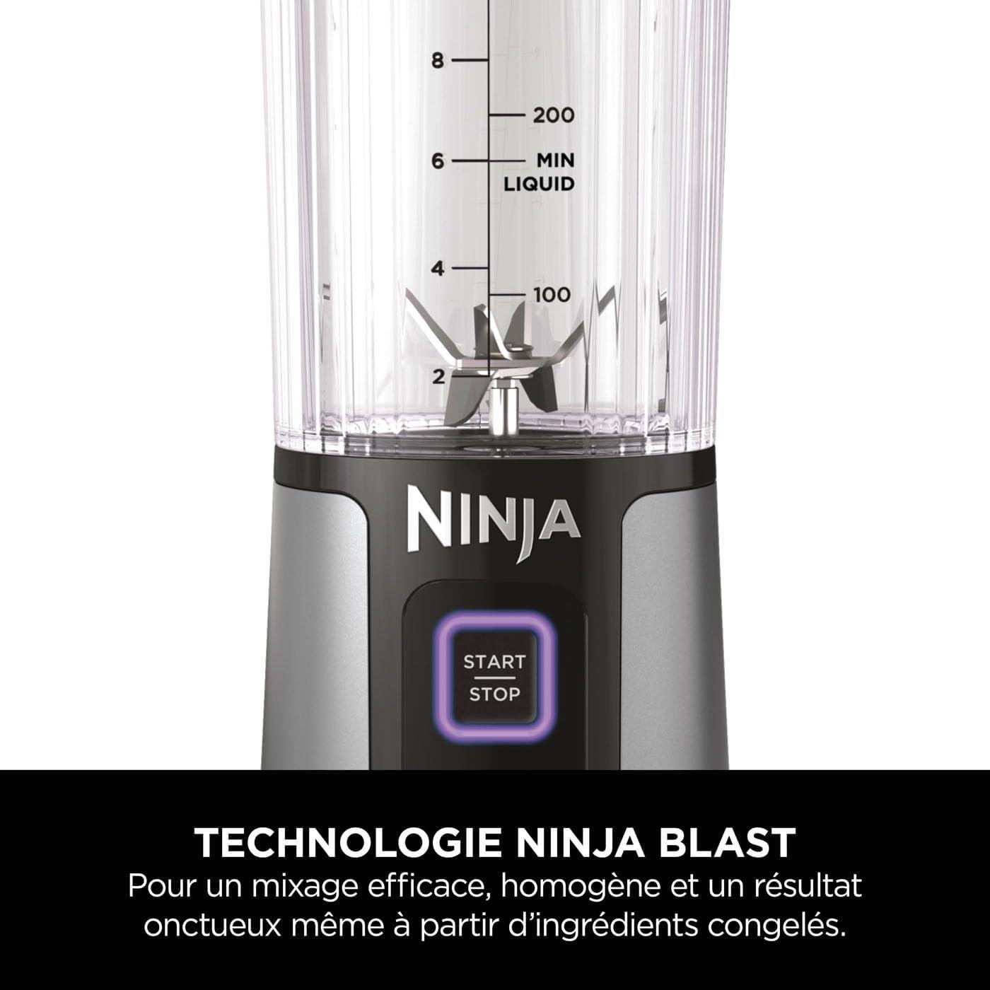 Blender Mixeur Portable À Main 530mL Sans Fil - Rechargeable USB - Ninja Blast BC151EUBK – Image 2