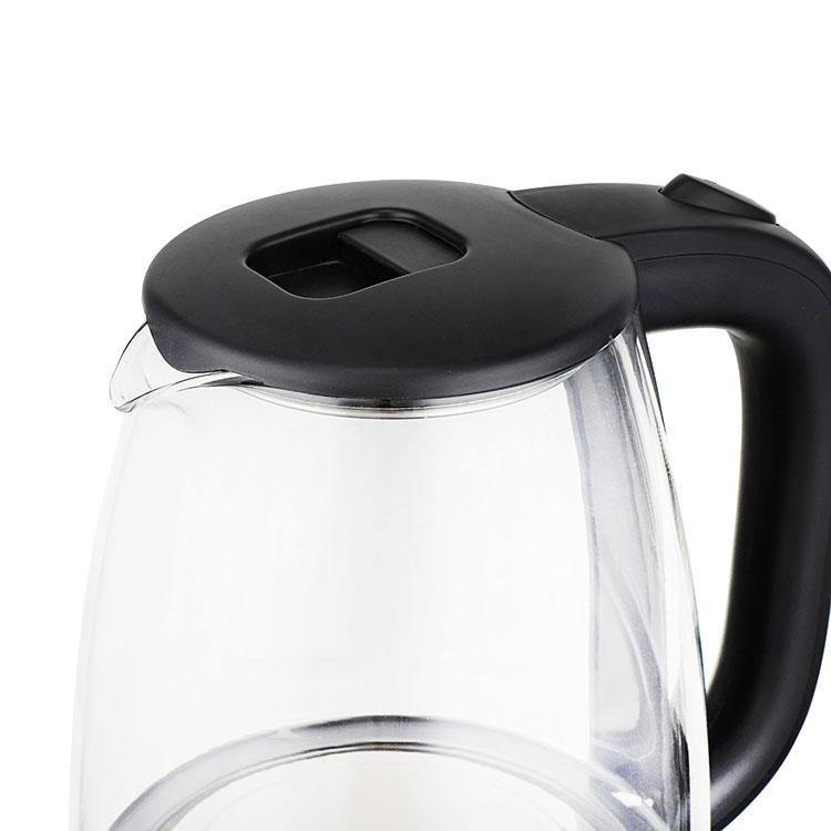 Bouilloire Électrique Sans Fil 1.5 L 1500W En Verre - Silver Crust KL-SG8841 – Image 6