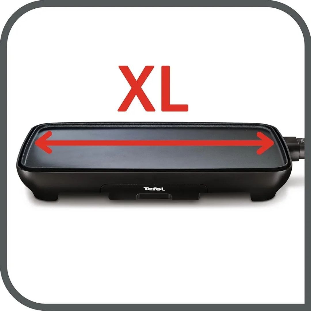 Plaque De Grill Plancha Électrique 2000W Avec Thermostat Réglable Tefal Malaga CB501812 – Image 4