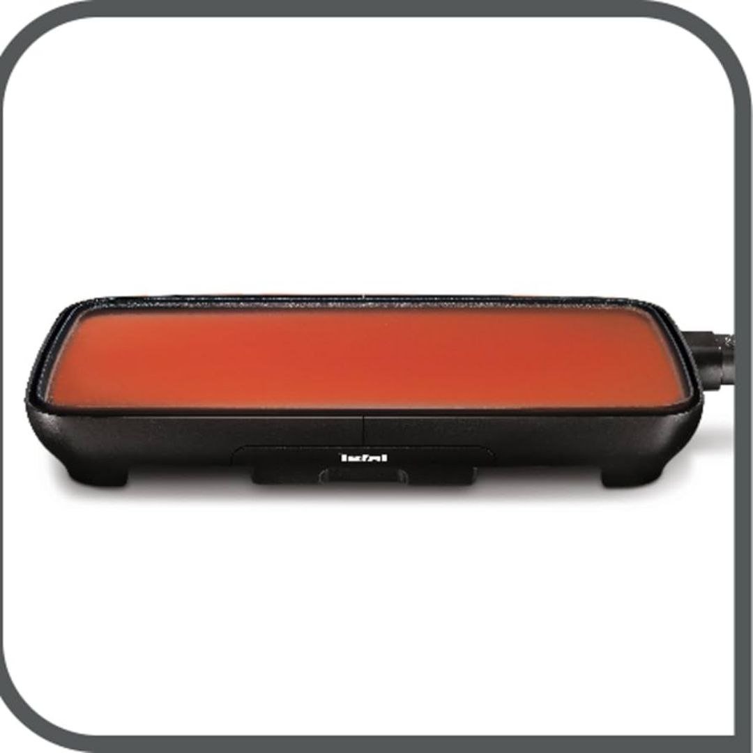 Plaque De Grill Plancha Électrique 2000W Avec Thermostat Réglable Tefal Malaga CB501812 – Image 6