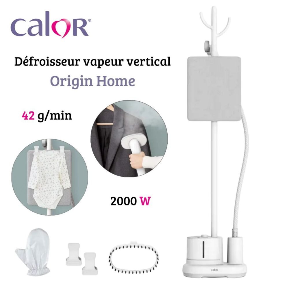 Défroisseur Vapeur Vertical 2000W Calor Origin Home IT3280C0