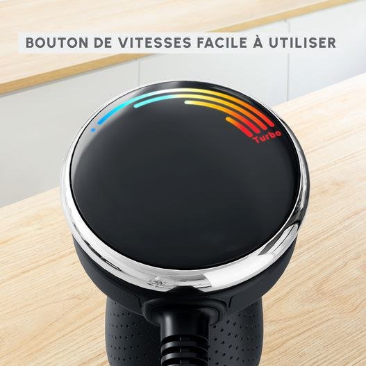 Bras Mixeur Plongeant 3en1 - 1000W 20 Vitesses et Mode Silencieux Moulinex QuickChef+ DD673810 – Image 2