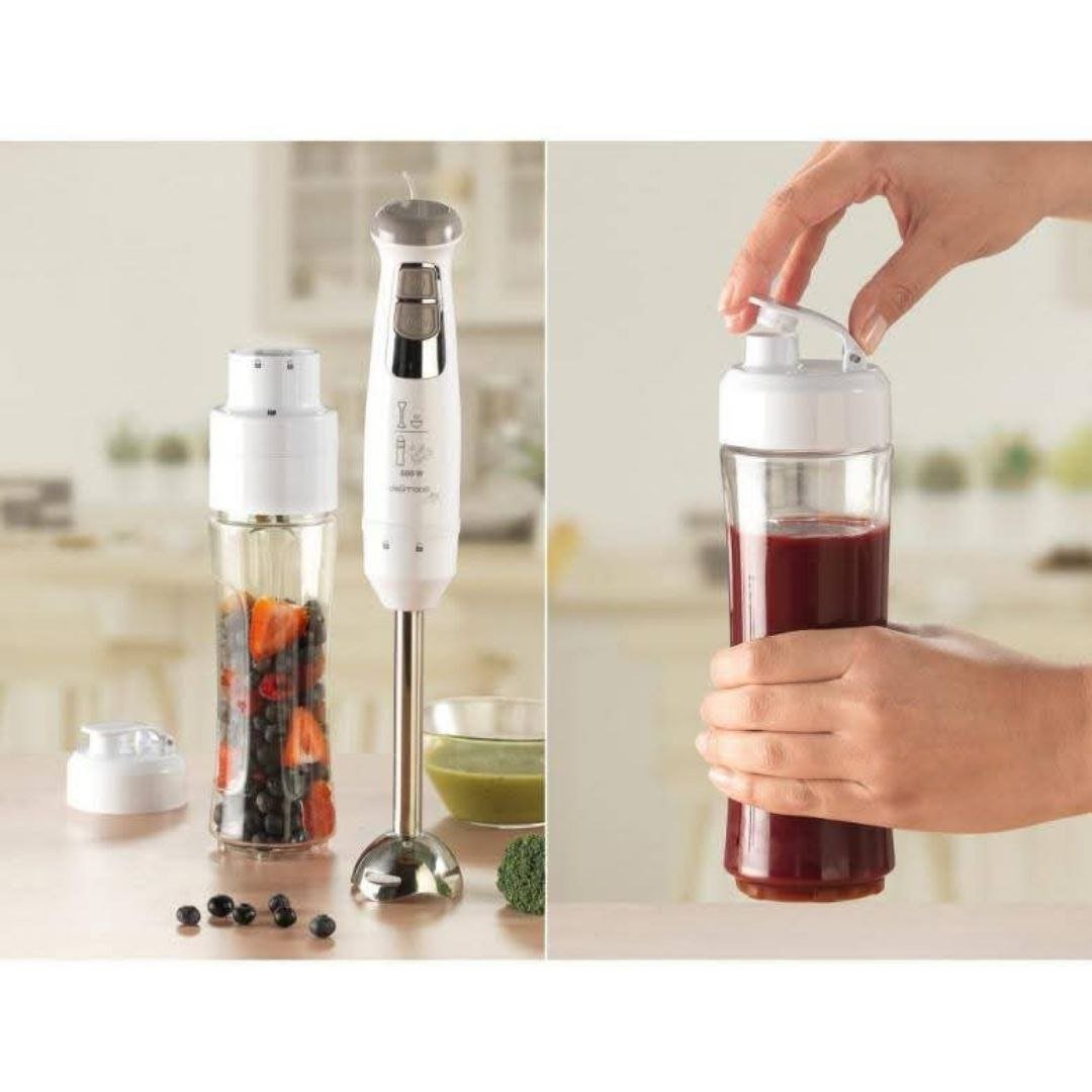 Bras Mixeur Avec Mini Blender 2en1 600W 2 Vitesses avec Verre Doseur 0.6L SilverCrest HB6038YF-N – Image 4