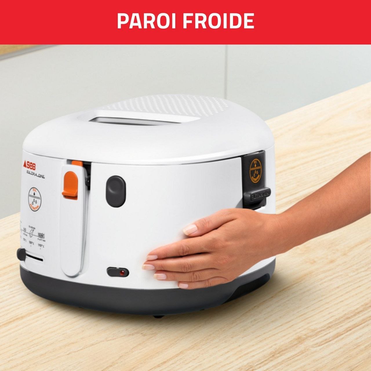 Friteuse Électrique à huile 2.1 Litres 1.2KG 1900W Seb Filtra One FF162100 – Image 5