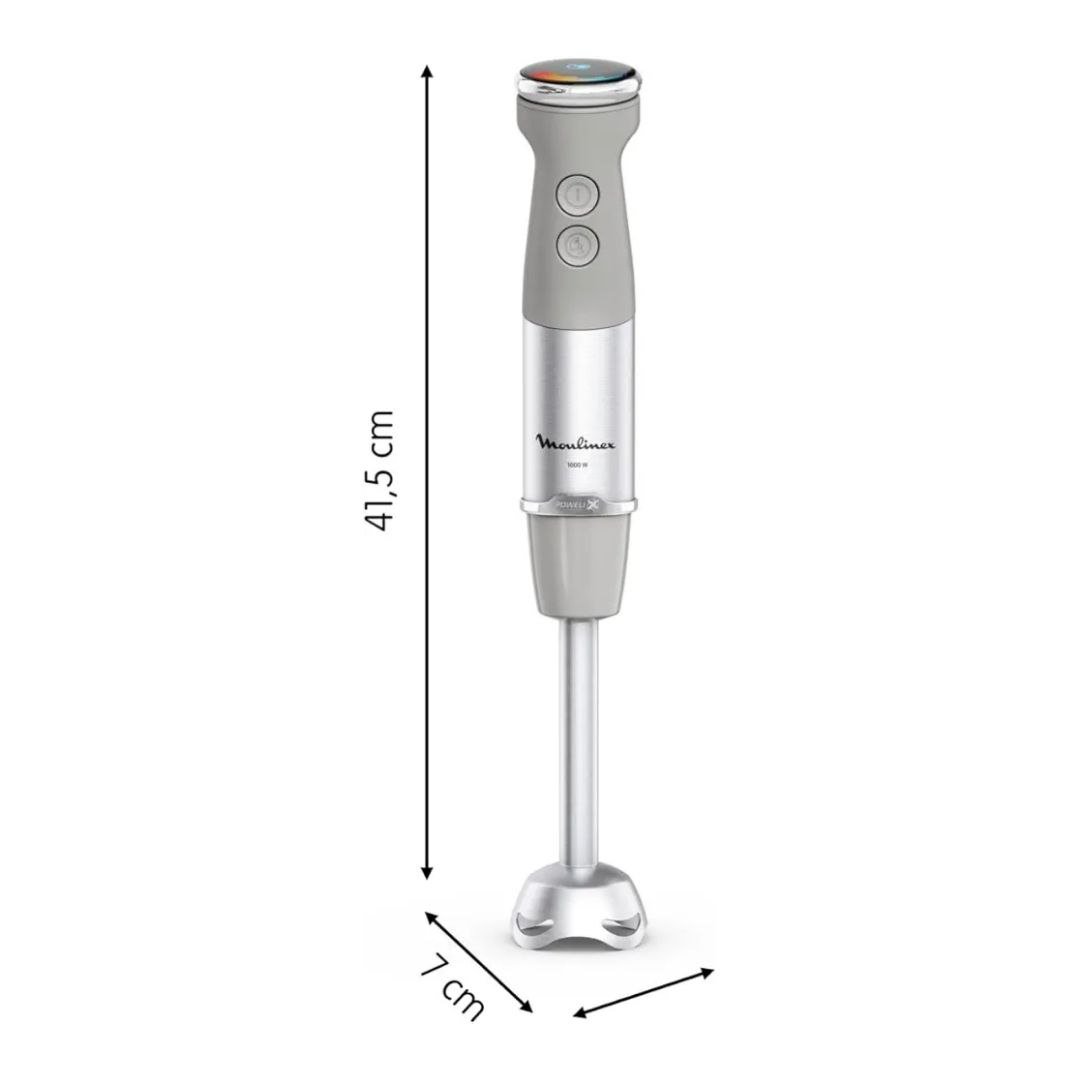 Bras Mixeur Plongeant 2en1 - 1000W 20 Vitesses et Mode Silencieux Inox - Moulinex QuickChef+ DD672B10 – Image 7