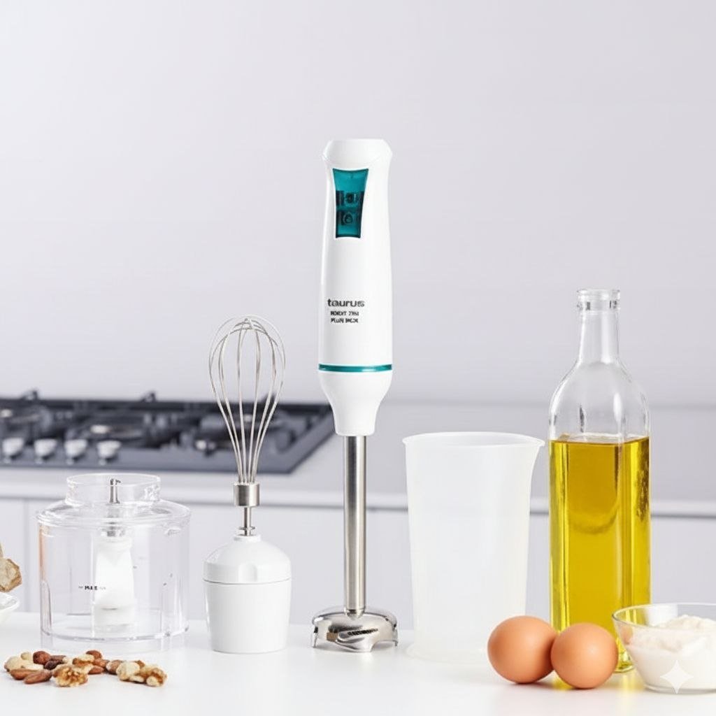 Bras Mixeur Plongeant 3en1 750W 2 Vitesses avec Turbo - Taurus ROBOT 750 PLUS INOX – Image 2