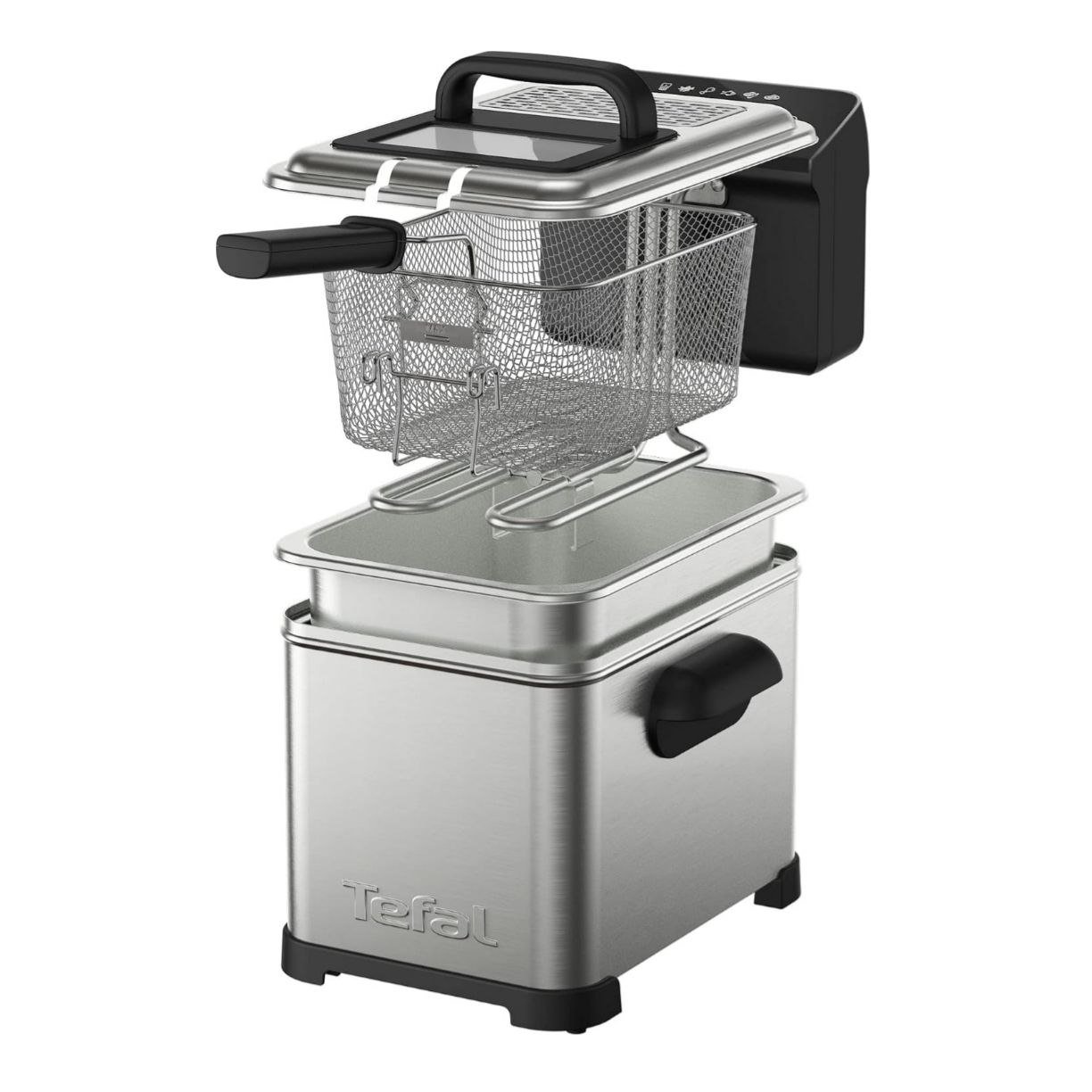 Friteuse Électrique à huile 4L 1.3KG 2400W avec 6 Programmes Tactile En Inox - Tefal FR507D10 – Image 6