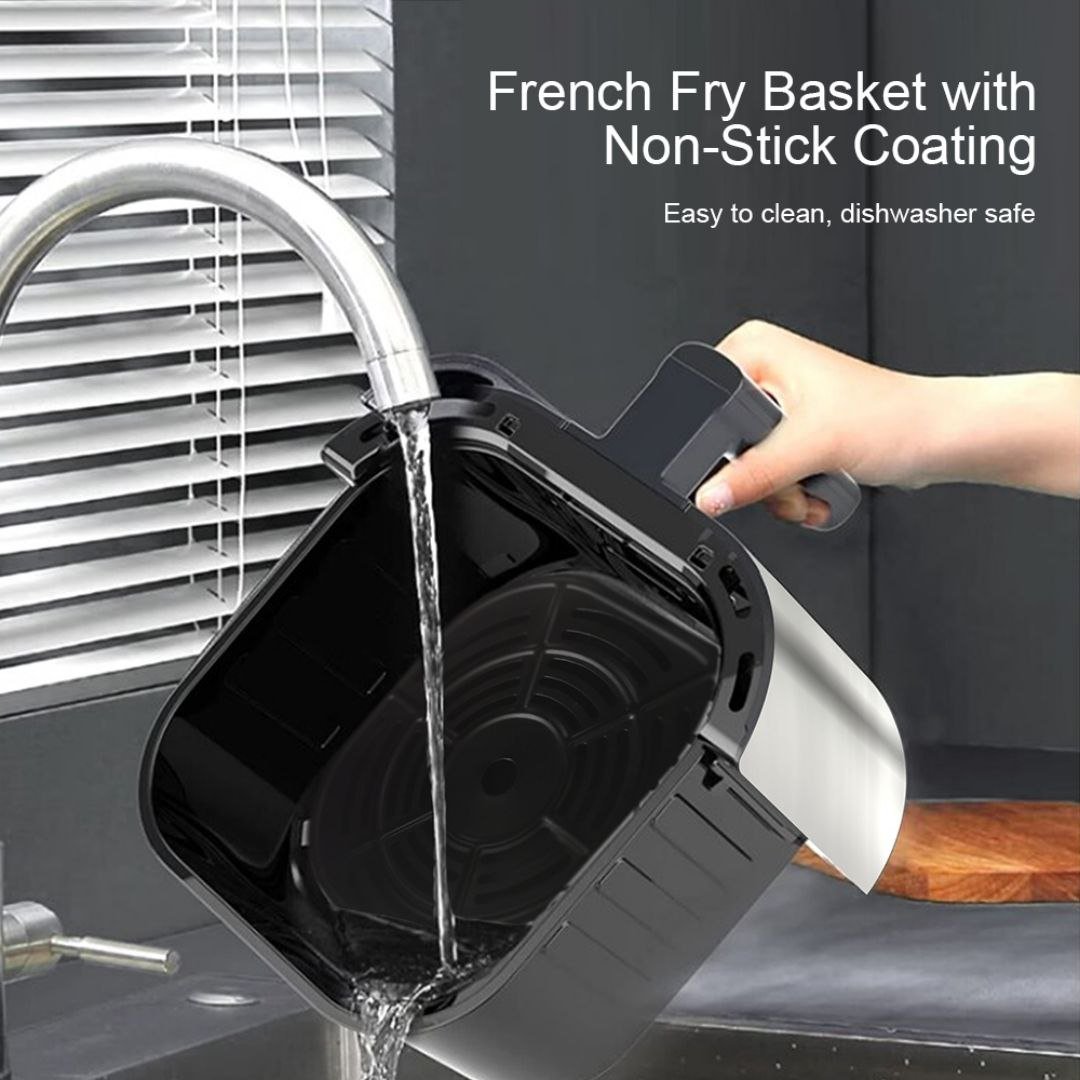 Friteuse Air Fryer sans huile 8L 1800W 8 Programmes Tactile Inox - Matrix MX-821 – Image 5