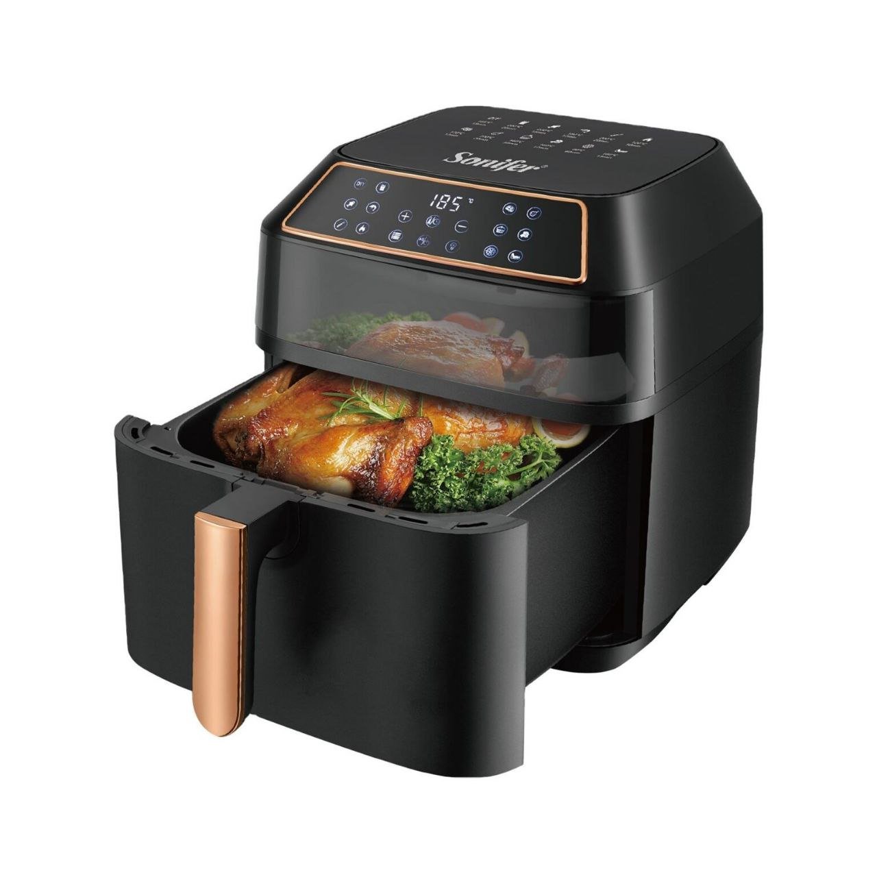 Friteuse Air Fryer 8L 1700W sans huile 8 Programmes avec Écran Tactile LED - Sonifer SF-1030 – Image 6